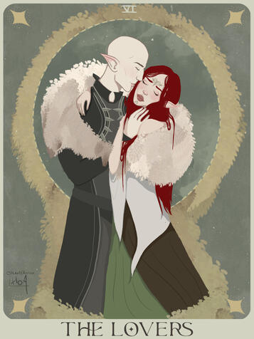Tarot Card "The Lovers"