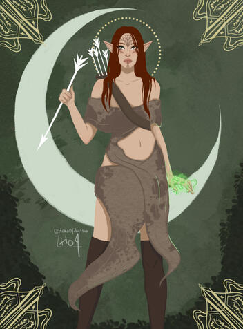 Tarot Card "The Moon"